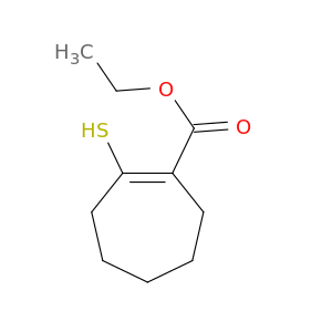 1-Cycloheptene-1-carboxylic acid, 2-mercapto-, ethyl ester