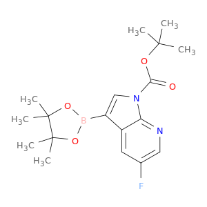 5-氟-3-(4,4,5,5-四甲基-1,3,2-二氧杂硼杂环戊烷-2-基)-1H-吡咯并[2,3-b]吡啶-1-羧酸叔丁酯
