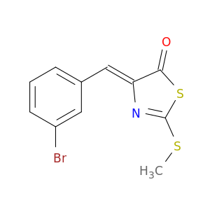 (Z)-4-(3-Bromobenzylidene)-2-(methylthio)thiazol-5(4H)-one