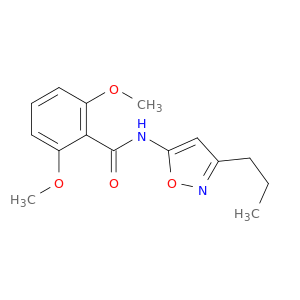 Benzamide, 2,6-dimethoxy-N-(3-propyl-5-isoxazolyl)-