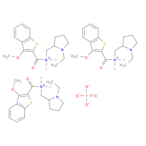 苯并[b]噻吩-2-甲酰胺,N-[(1-乙基-2-吡咯烷基)甲基]-3-甲氧基-,(+)-,磷酸盐(1：1)