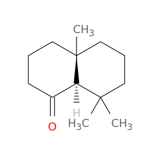 1(2H)-Naphthalenone, octahydro-4a,8,8-trimethyl-, trans-