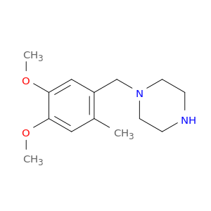 1-[(4,5-Dimethoxy-2-methylphenyl)methyl]piperazine