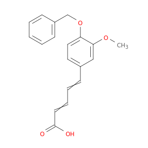 2,4-Pentadienoic acid, 5-[3-methoxy-4-(phenylmethoxy)phenyl]-