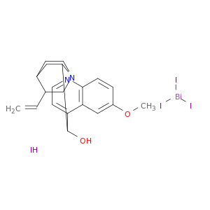 Cinchonan-9-Ol,6'-甲氧基,单氢化碘,(8α,9r)-,混合。用Triodobismuthine.