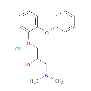 2-Propanol,1-(dimethylamino)-3-(2-phenoxyphenoxy)-, hydrochloride (1:1)