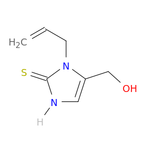 2H-IMIDAZOLE-2-THIONE, 1,3-DIHYDRO-5-(HYDROXYMETHYL)-1-(2-PROPEN-1-YL)-
