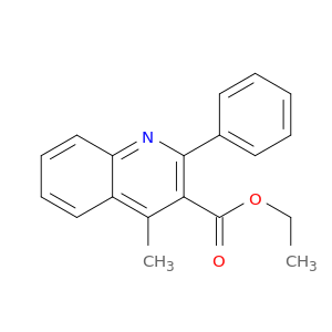 3-Quinolinecarboxylic acid, 4-methyl-2-phenyl-, ethyl ester