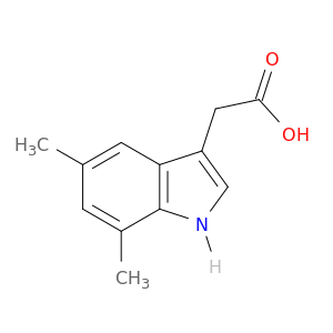 1H-Indole-3-aceticacid, 5,7-dimethyl-