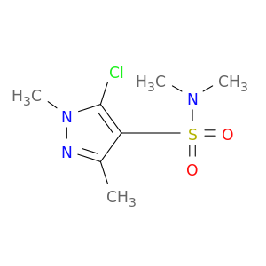 1H-Pyrazole-4-sulfonamide, 5-chloro-N,N,1,3-tetramethyl-