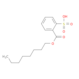 Benzoic acid, 2-sulfo-, 1-octyl ester