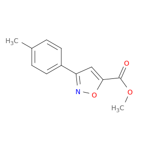 5-Isoxazolecarboxylic acid, 3-(4-methylphenyl)-, methyl ester