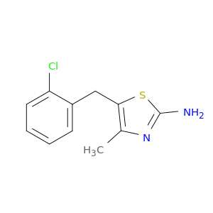 5-(2-Chlorobenzyl)-4-methylthiazol-2-amine