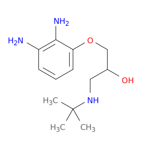 2-Propanol, 1-(2,3-diaminophenoxy)-3-[(1,1-dimethylethyl)amino]-