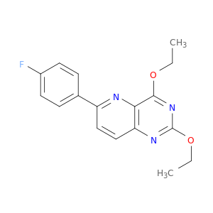 Pyrido[3,2-d]pyrimidine, 2,4-diethoxy-6-(4-fluorophenyl)-