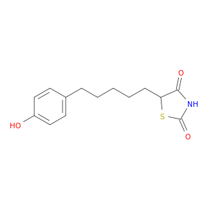 2,4-Thiazolidinedione, 5-[5-(4-hydroxyphenyl)pentyl]-