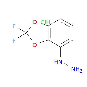 (2,2-Difluorobenzo[d][1,3]dioxol-4-yl)hydrazine hydrochloride