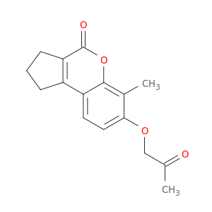 6-Methyl-7-(2-oxopropoxy)-2,3-dihydrocyclopenta[c]chromen-4(1H)-one