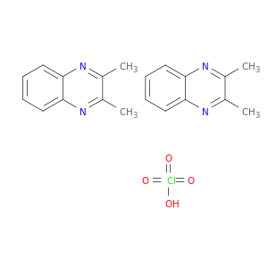 Quinoxaline, 2,3-dimethyl-, perchlorate (2:1)