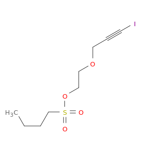 1-Butanesulfonic acid, 2-[(3-iodo-2-propynyl)oxy]ethyl ester