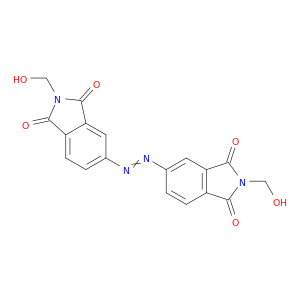 1H-Isoindole-1,3(2H)-dione, 5,5'-azobis[2-(hydroxymethyl)-