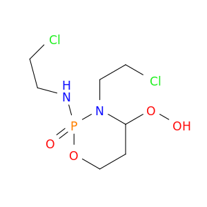 3-(2-chloroethyl)-2-[(2-chloroethyl)amino]-2-oxido-1,3,2-oxazaphosphinan-4-yl hydroperoxide
