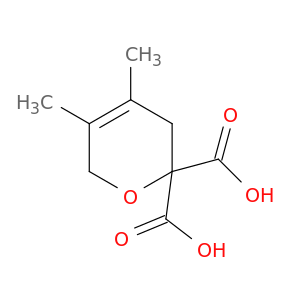 2H-Pyran-2,2-dicarboxylic acid, 3,6-dihydro-4,5-dimethyl-