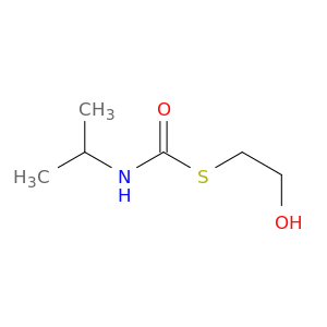 Carbamothioic acid, (1-methylethyl)-, S-(2-hydroxyethyl) ester