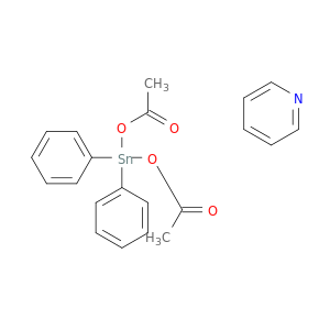 Stannane, bis(acetyloxy)diphenyl-, compd. with pyridine (1:1)