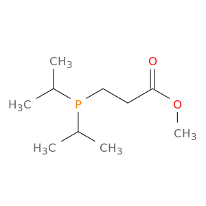 Propanoic acid, 3-[bis(1-methylethyl)phosphino]-, methyl ester