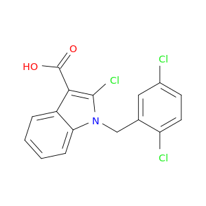 1H-Indole-3-carboxylicacid, 2-chloro-1-[(2,5-dichlorophenyl)methyl]-