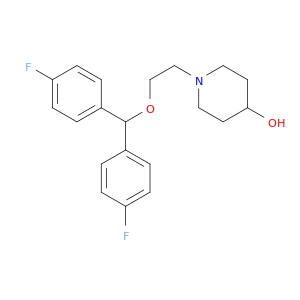 4-Piperidinol, 1-[2-[bis(4-fluorophenyl)methoxy]ethyl]-