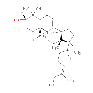 (3β,13α,14β,17α,20s,24z)-Lanosta-7,24-二烯-3,26-二醇
