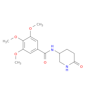 Benzamide, 3,4,5-trimethoxy-N-(6-oxo-3-piperidinyl)-
