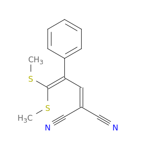 Propanedinitrile, [3,3-bis(methylthio)-2-phenyl-2-propenylidene]-