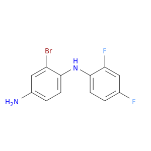 2-bromo-1-N-(2,4-difluorophenyl)benzene-1,4-diamine