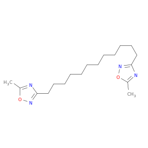 1,2,4-Oxadiazole, 3,3'-(1,12-dodecanediyl)bis[5-methyl-
