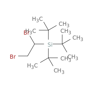 Silane, (1,2-dibromoethyl)tris(1,1-dimethylethyl)-