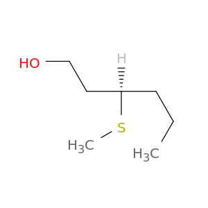 (3R)-3-(甲基硫基)-1-己醇