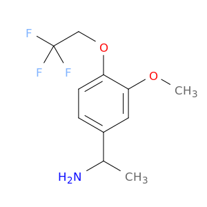 1-[3-Methoxy-4-(2,2,2-trifluoroethoxy)phenyl]ethan-1-amine