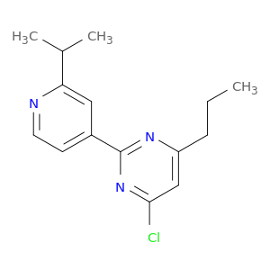Pyrimidine, 4-chloro-2-[2-(1-methylethyl)-4-pyridinyl]-6-propyl-