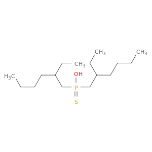 Phosphinothioic acid, bis(2-ethylhexyl)-