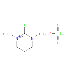 Pyrimidinium, 2-chloro-3,4,5,6-tetrahydro-1,3-dimethyl-, perchlorate