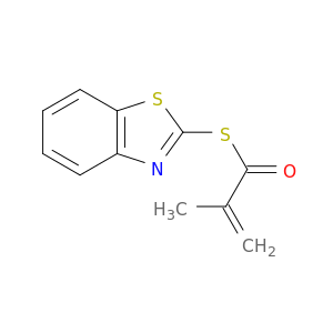 2-Propenethioic acid, 2-methyl-, S-2-benzothiazolyl ester