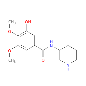 Benzamide, 3-hydroxy-4,5-dimethoxy-N-3-piperidinyl-