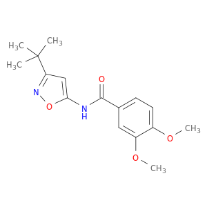 Benzamide, N-[3-(1,1-dimethylethyl)-5-isoxazolyl]-3,4-dimethoxy-