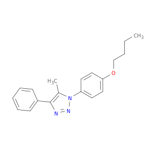 1H-1,2,3-Triazole, 1-(4-butoxyphenyl)-5-methyl-4-phenyl-