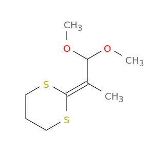 1,3-Dithiane, 2-(2,2-dimethoxy-1-methylethylidene)-