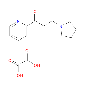 1-Propanone, 1-(2-pyridinyl)-3-(1-pyrrolidinyl)-, ethanedioate (1:1)