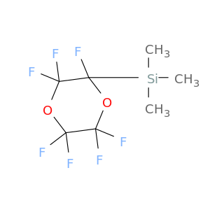 Silane, (2,3,3,5,5,6,6-heptafluoro-1,4-dioxan-2-yl)trimethyl-